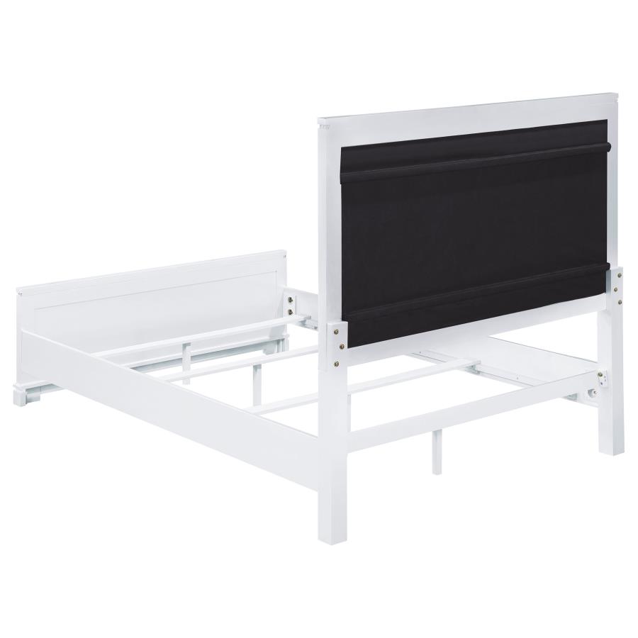 Eleanor 5piece Queen Bedroom Set White Lindor Furniture