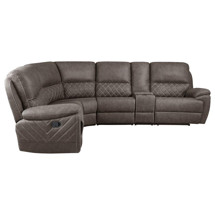 Variel Modular Sectional Armless Chair Brown – Lindor Furniture